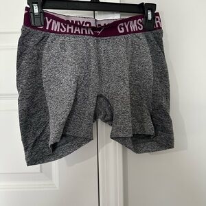 Gray women gym shark shorts